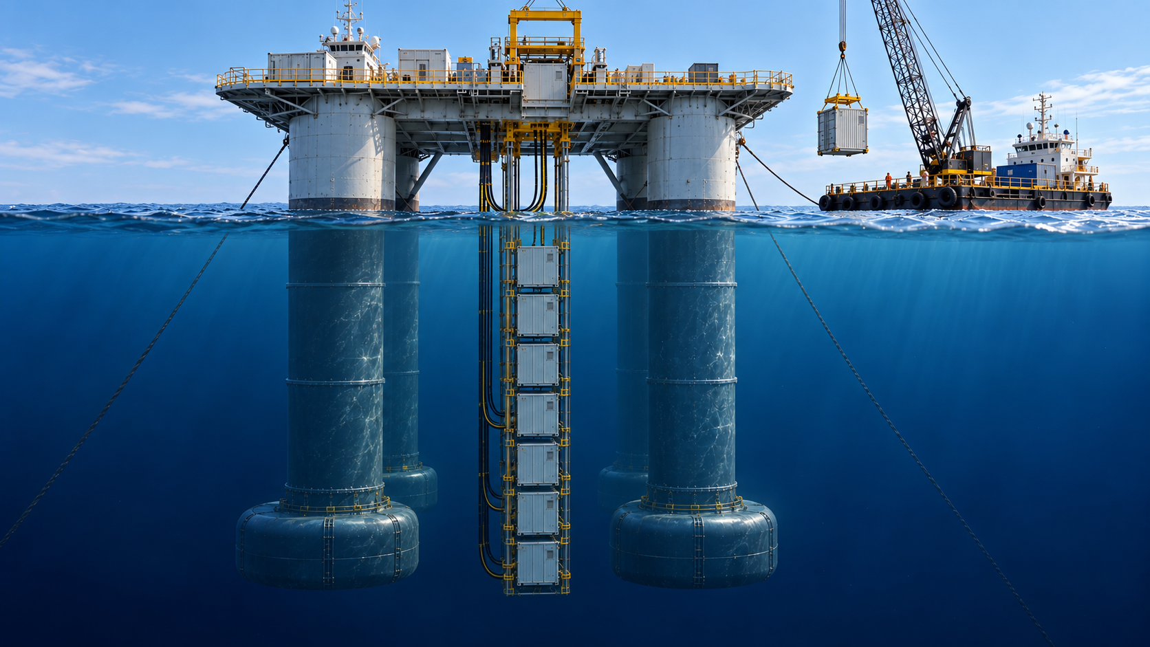 Autonomous subsea vehicle monitoring critical underwater infrastructure